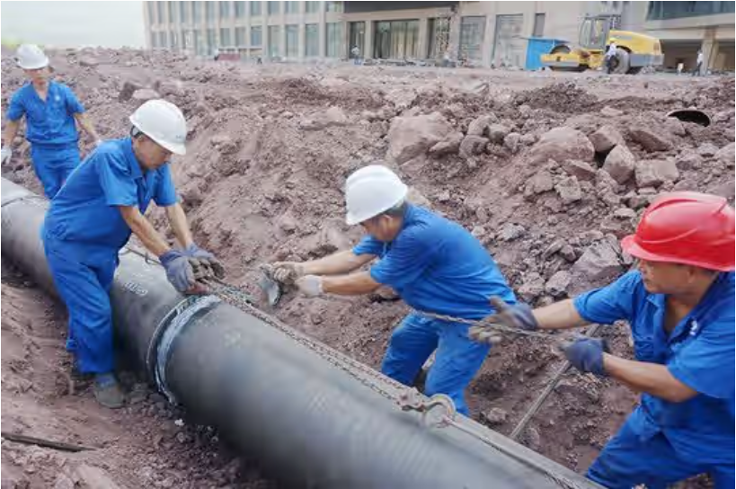 Тэхнічныя тэхнічныя характарыстыкі для тыпаў суставаў па пластычнай жалезнай трубе