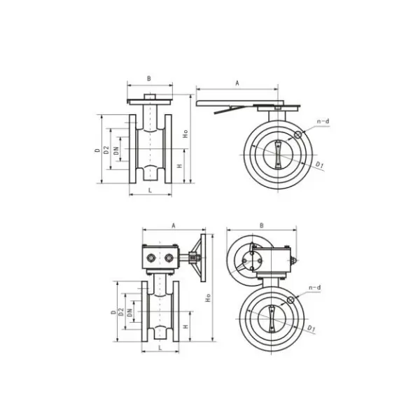 Flange Type Butterfly Valve